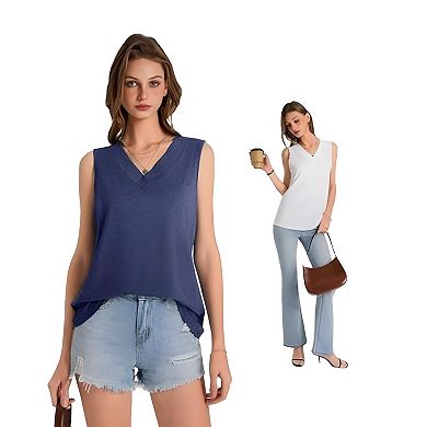 Loose Sleeveless Shirt