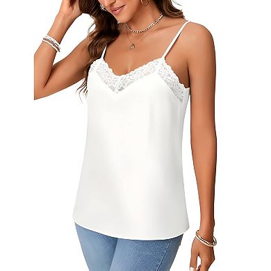V Neck Satin Camisole