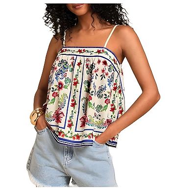 Women’s Flowy Tropical Top