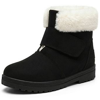 Women's Hook-and-Loop Ankle Non Slip Winter Boots