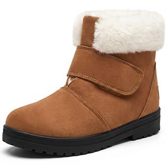 Women's Hook-and-Loop Ankle Non Slip Winter Boots