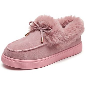 Women's Winter Boot Bow Detail Flat Snow Boots for Comfortable Outdoor Wear