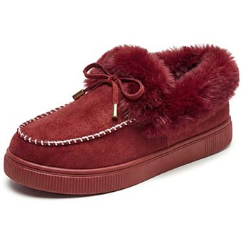 Women's Winter Boot Bow Detail Flat Snow Boots for Comfortable Outdoor Wear
