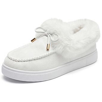 Women's Winter Boot Bow Detail Flat Snow Boots for Comfortable Outdoor Wear