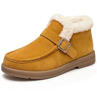 Women's Snow Non-Slip Warm Shoes Lightweight Flexible Ankle Boots