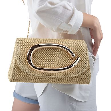 Women's Clutch Bag with Magnetic Snap Closure