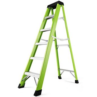Fiberglass ladder, folding ladder, ladder in electrical engineering, insulating ladder