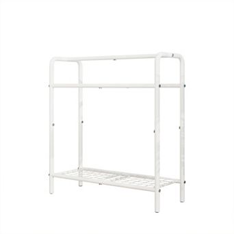 Three-layer metal towel rack, bath towel rack, blanket rack