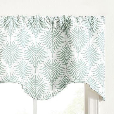 Palmetto Cotton Scallop Poly-Cotton Lined Rod Pocket Valance