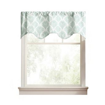 Palmetto Cotton Scallop Poly-Cotton Lined Rod Pocket Valance
