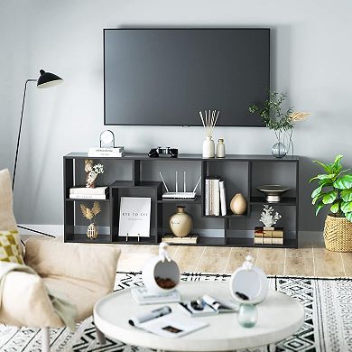 Personalization Asymmetrical Display Shelf & Bookcase, 5-Tier