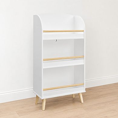 Lufeiya 3-Tier Kids Bookshelf and Toy Storage Organizer, Bookcase Display Rack for Bedroom
