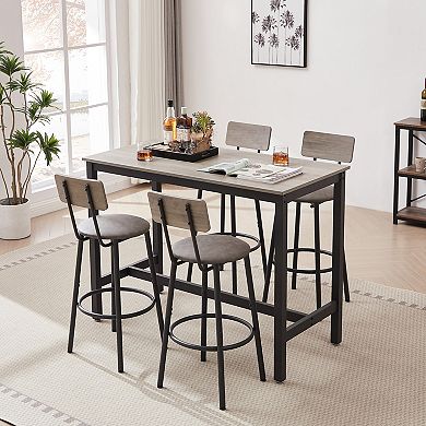 Dining Table & 4-pc. Chair Set