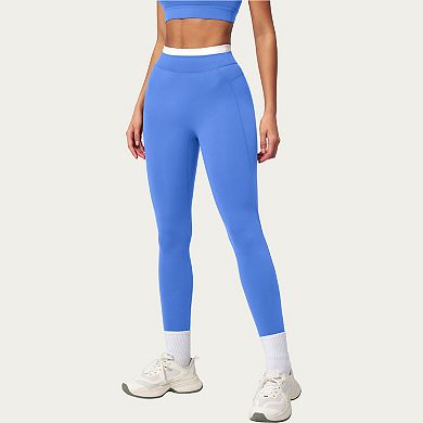 Women's High Waist Leggings with Smooth Stretch Fit and Side Seam Detail
