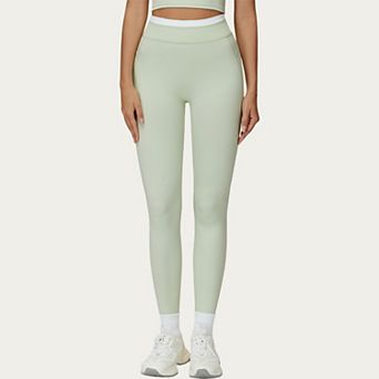 Women's High Waist Leggings with Smooth Stretch Fit and Side Seam Detail