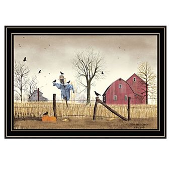 After the Harvest Black Framed Wall Art Print for Home Decor