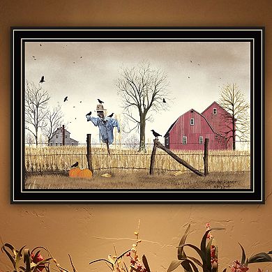 After the Harvest Black Framed Wall Art Print for Home Decor