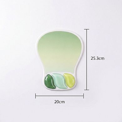 Ergonomic Gel Mouse Pad with Wrist Support Cooling Cushion Non Slip Desk Pad Smooth Surface