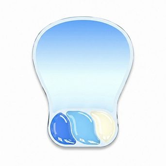 Ergonomic Gel Mouse Pad with Wrist Support Cooling Cushion Non Slip Desk Pad Smooth Surface