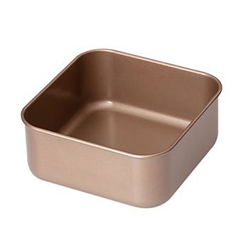 Nonstick Deep Square Cake Pan with Rounded Corners for Cakes Brownies and Breads