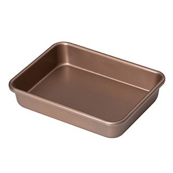 Nonstick Square Cake Pan Deep Baking Pan with Rounded Corners for Brownies and Cakes