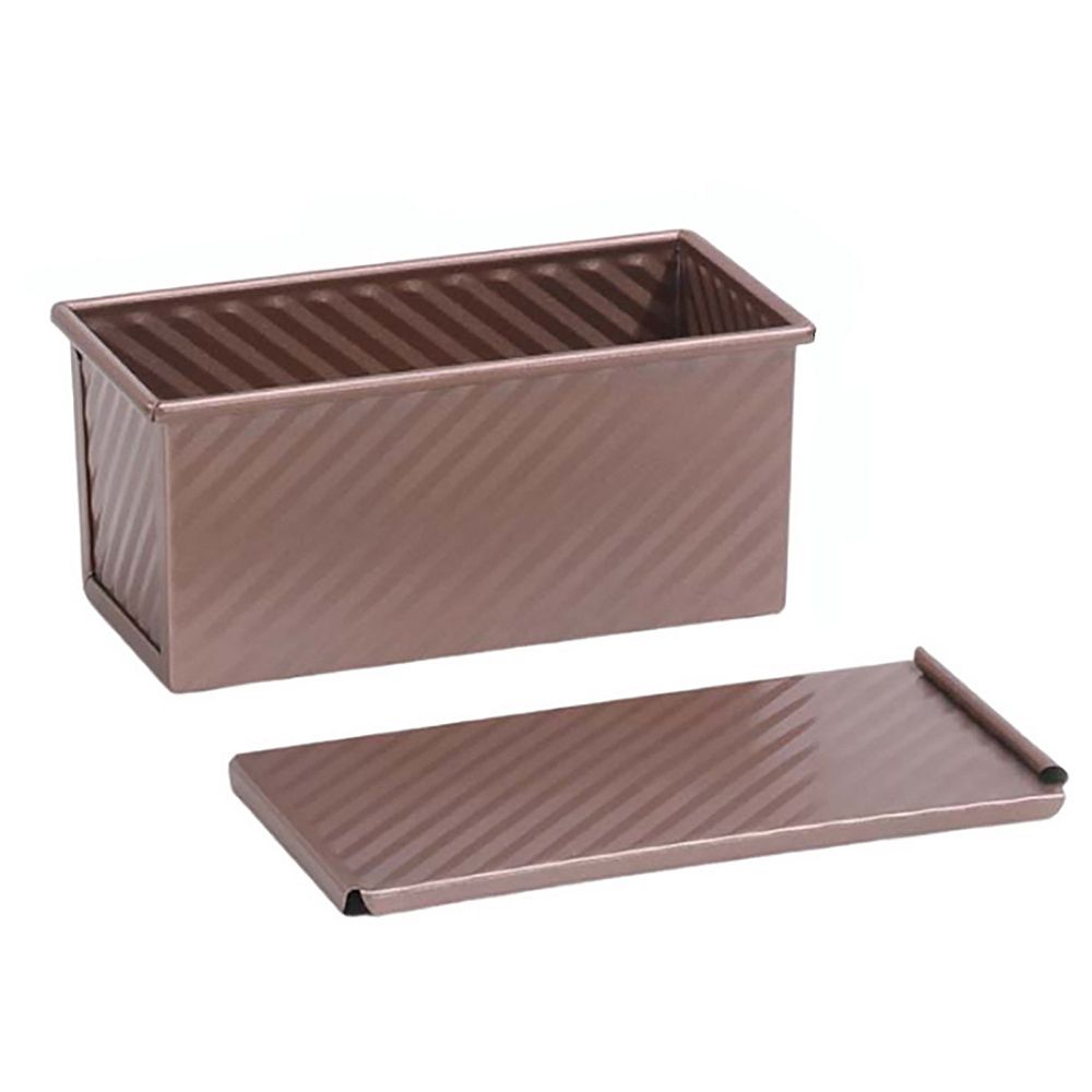 Nonstick Pullman Loaf Pan with Lid Rectangular Bread Baking Mold for ...