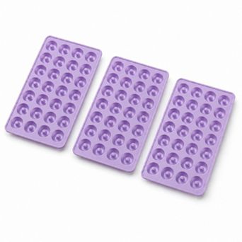 Mini Donut Silicone Baking Mold Set of 3 Nonstick Tray for Home Baking Treats