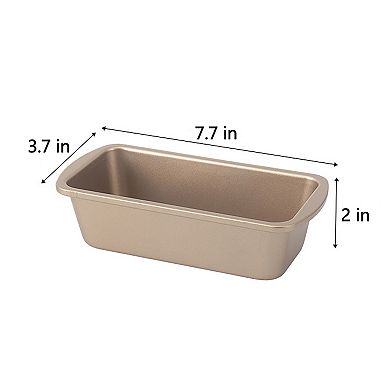 Nonstick Loaf Pan Set of 2 Rectangular Bakeware Pans Durable Heavy Duty for Home Baking