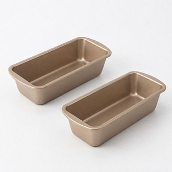 Nonstick Loaf Pan Set of 2 Rectangular Bakeware Pans Durable Heavy Duty for Home Baking