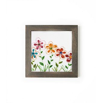 Bimala 6x6 Dark Brown Wood Quilling Card Frame