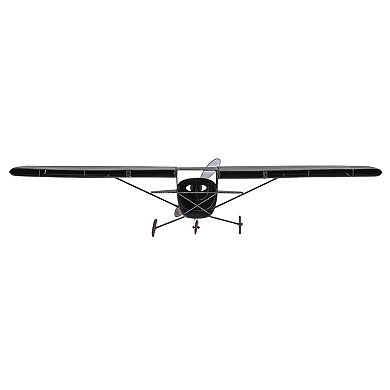 Hello Honey Metal Plane Wall Decor, Distressed Black