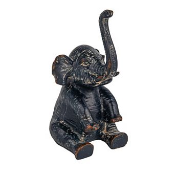 Hello Honey Pewter Elephant Ring Holder