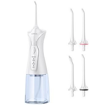 COSLUS CX30 Water Dental Flosser Pick for Teeth, 300ML, IPX7 Waterproof, Portable, Rechargeable