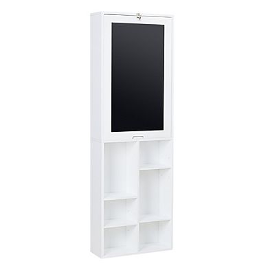 Utopia Alley Fold-Out Convertible Desk Murphy Desk for Home Office, Craft & Gaming, White