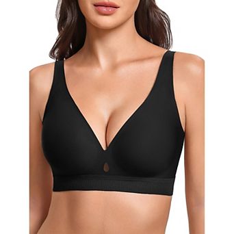 Avidlove Womens Seamless Bra No Underwire Comfort Push Up Bras Soft Wireless Bralette Full Coverage
