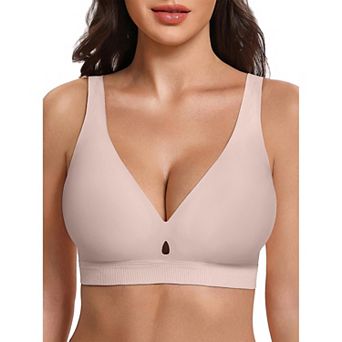 Avidlove Womens Seamless Bra No Underwire Comfort Push Up Bras Soft Wireless Bralette Full Coverage