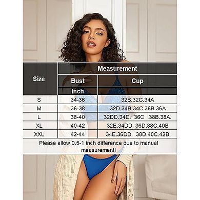Avidlove Lace Unpadded Bralette Comfortable No Underwire Bralettes Lingerie
