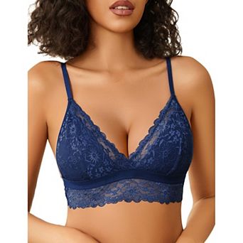 Avidlove Lace Unpadded Bralette Comfortable No Underwire Bralettes Lingerie
