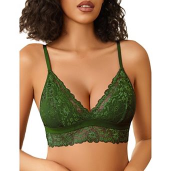 Avidlove Lace Unpadded Bralette Comfortable No Underwire Bralettes Lingerie