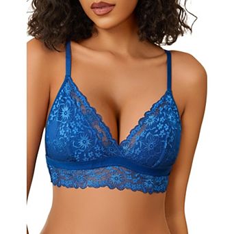 Avidlove Lace Unpadded Bralette Comfortable No Underwire Bralettes Lingerie