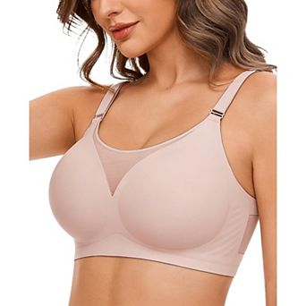 Avidlove Seamless Bras for Wome No Underwire Push Up Bralette Mesh Bra Supportive Everyday ddd Bras