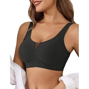 Avidlove Bras for Women Wirefree Full Coverage Bra Supportive Back Smoothing Seamless T Shirt Bra