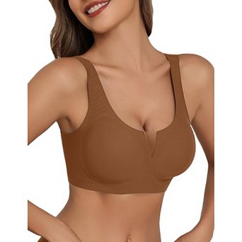 Avidlove Bras for Women Wirefree Full Coverage Bra Supportive Back Smoothing Seamless T Shirt Bra