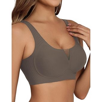 Avidlove Bras for Women Wirefree Full Coverage Bra Supportive Back Smoothing Seamless T Shirt Bra