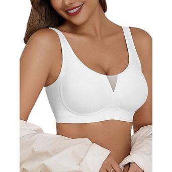Avidlove Bras for Women Wirefree Full Coverage Bra Supportive Back Smoothing Seamless T Shirt Bra