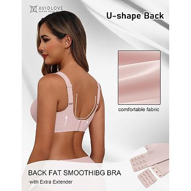 Avidlove Seamless Bras for Women Soft Full Coverage Bralettes No Underwire T Shirt Bra Wireless