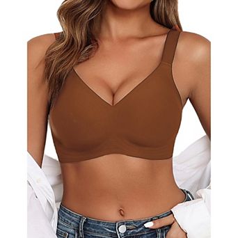 Avidlove Seamless Bras for Women Soft Full Coverage Bralettes No Underwire T Shirt Bra Wireless