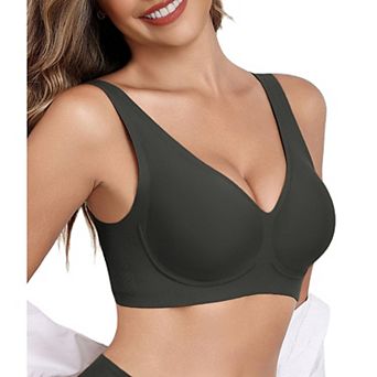 Avidlove Women Wireless Seamless Bra Soft Tank Top Bras Plung Bralettes with Padded