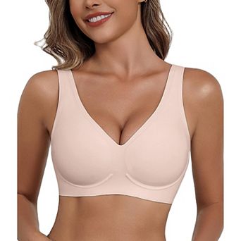 Avidlove Women Wireless Seamless Bra Soft Tank Top Bras Plung Bralettes with Padded
