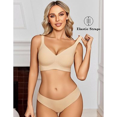 Avidlove Women Seamless Bra Push Up Bralettes Comfy Full Coverage Bras Wire Free